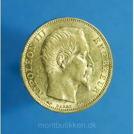 Frankrig 20 Francs Napoleon III 1853-1860