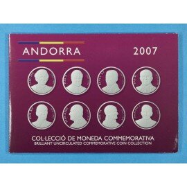 Andorra Møntsæt - Pavesamling 2007