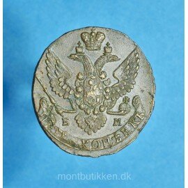 Rusland 5 kopek 1782-1797 / Bedre eksemplar